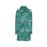 Baha Ranch All Turquoise Women's Bath Robe - Baha Ranch Western Wear - Flyclothing LLC
