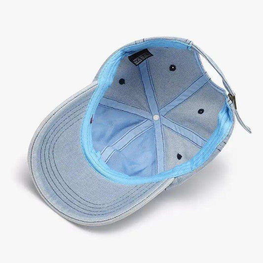 Distressed Cotton Baseball Cap - Trendsi - Flyclothing LLC