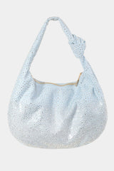 Fame Rhinestone Studded Handbag - Trendsi