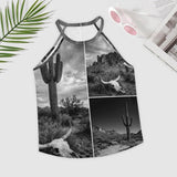 Baha Ranch Black White Desert Tank Top