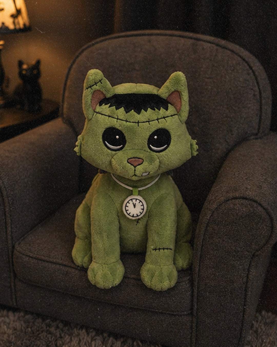 Felinestien Plush. Glow in the dark watch and tail - Alchemy of England - Flyclothing LLC