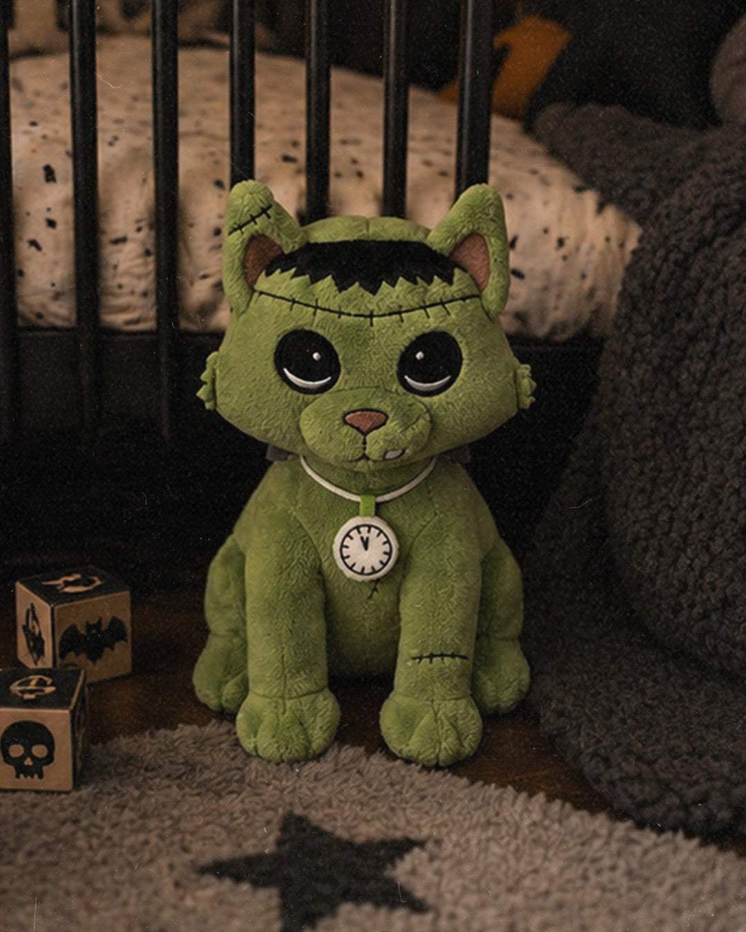 Felinestien Plush. Glow in the dark watch and tail - Alchemy of England - Flyclothing LLC