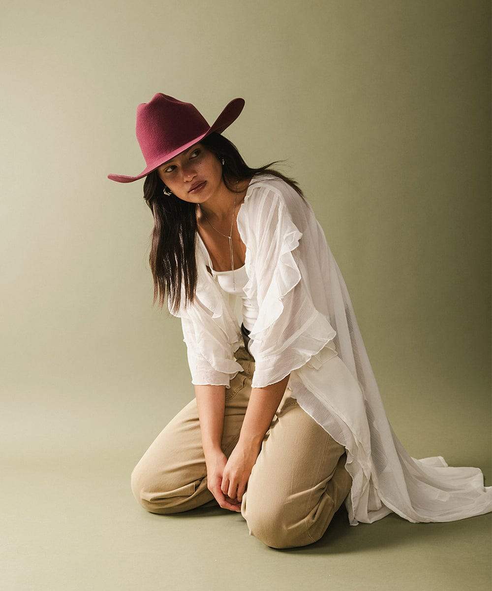 Teddy Cattleman Cowboy Hat - GIGI PIP - Flyclothing LLC