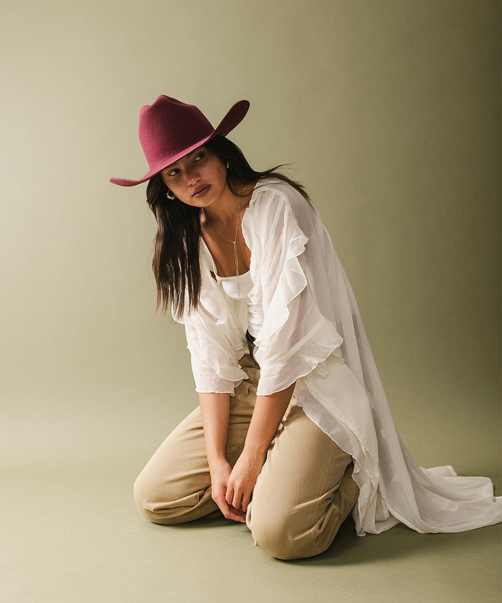 Teddy Cattleman Cowboy Hat - GIGI PIP - Flyclothing LLC