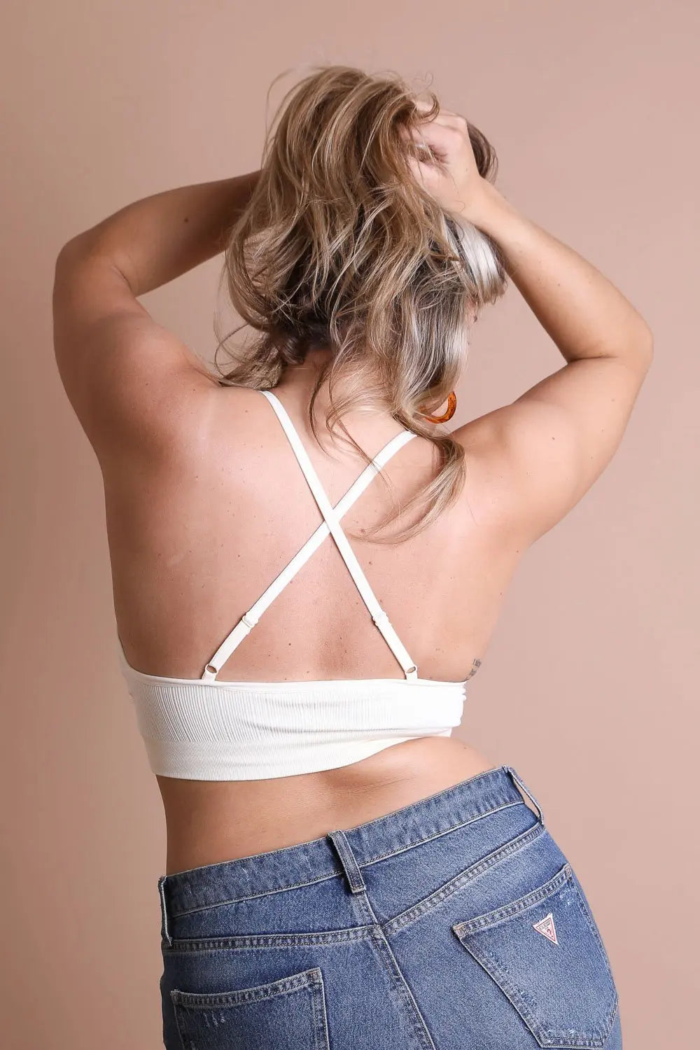 High Neck Crochet Lace Bralette – Stylish Layering Essential - Boho Clothing and Accessories - Flyclothing LLC