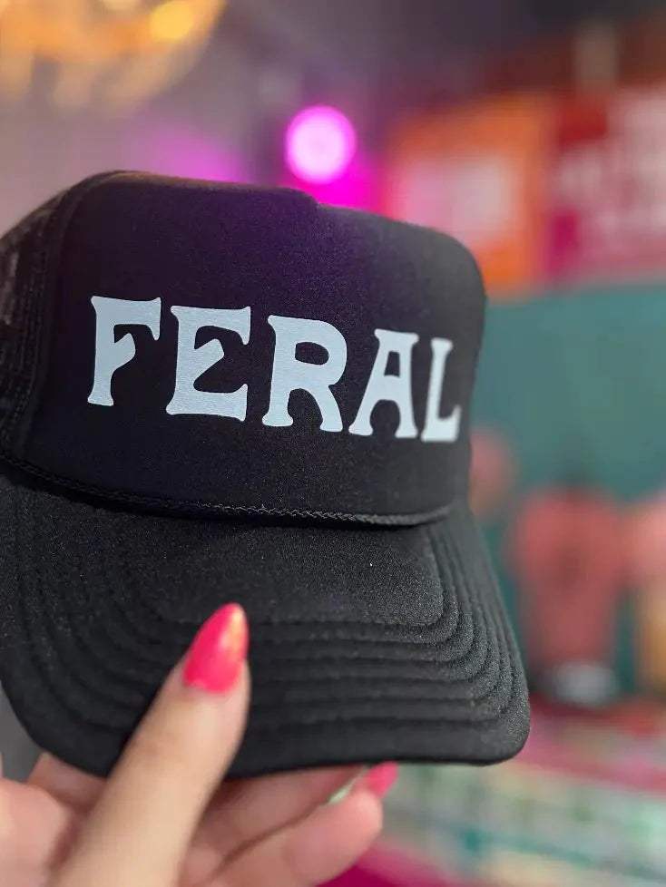 Feral Trucker Hat - Wild Junkie - Flyclothing LLC