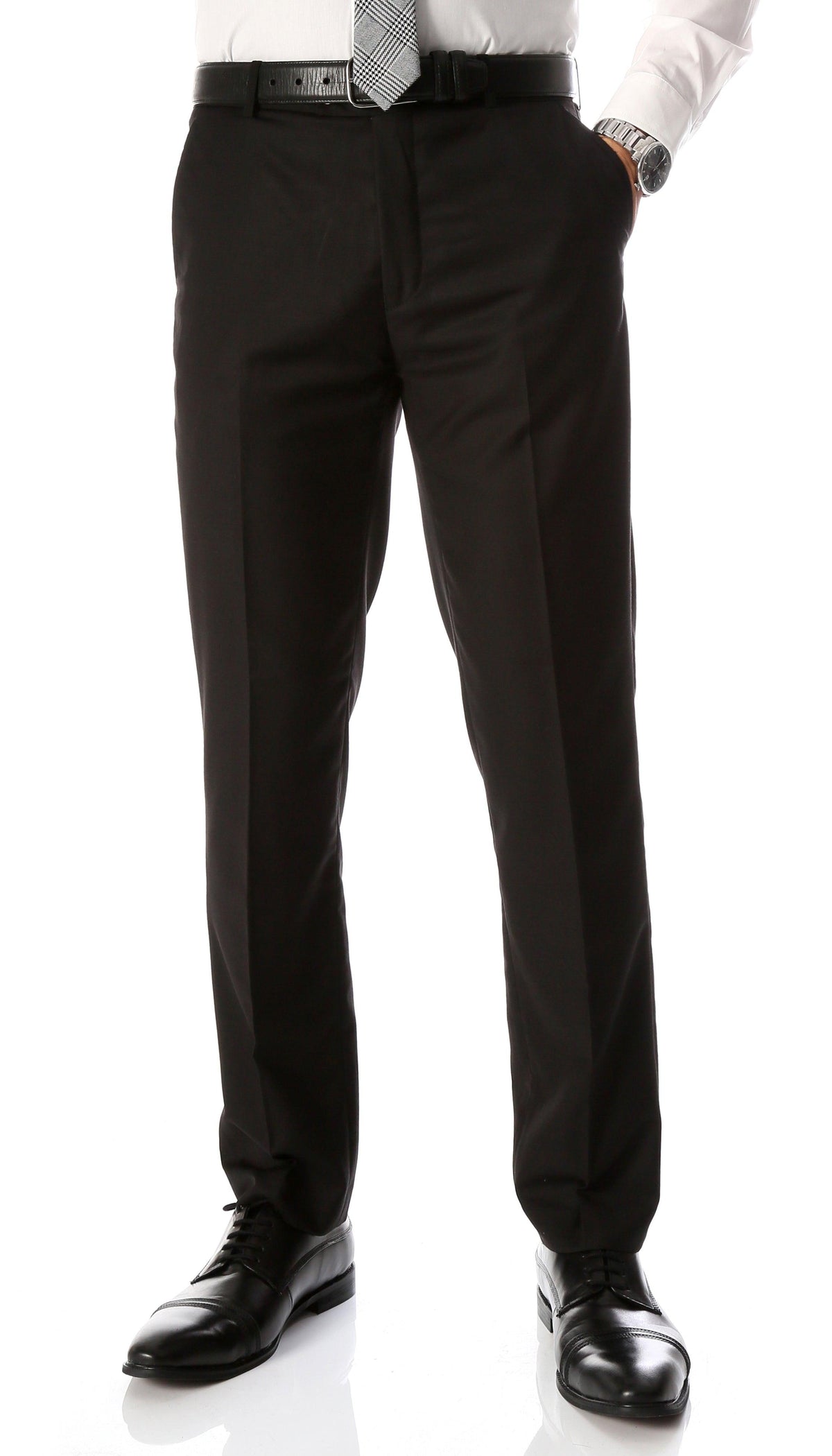 FERRECCI Men's Kent Slim Fit Polyester Dress Pants - Ferrecci USA - Flyclothing LLC