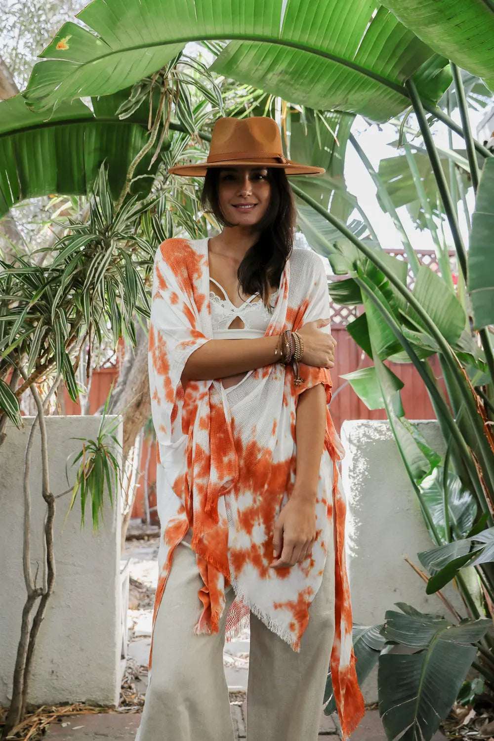 Festive Tie-Dye Kimono - Boho Clothing and Accessories - Flyclothing LLC