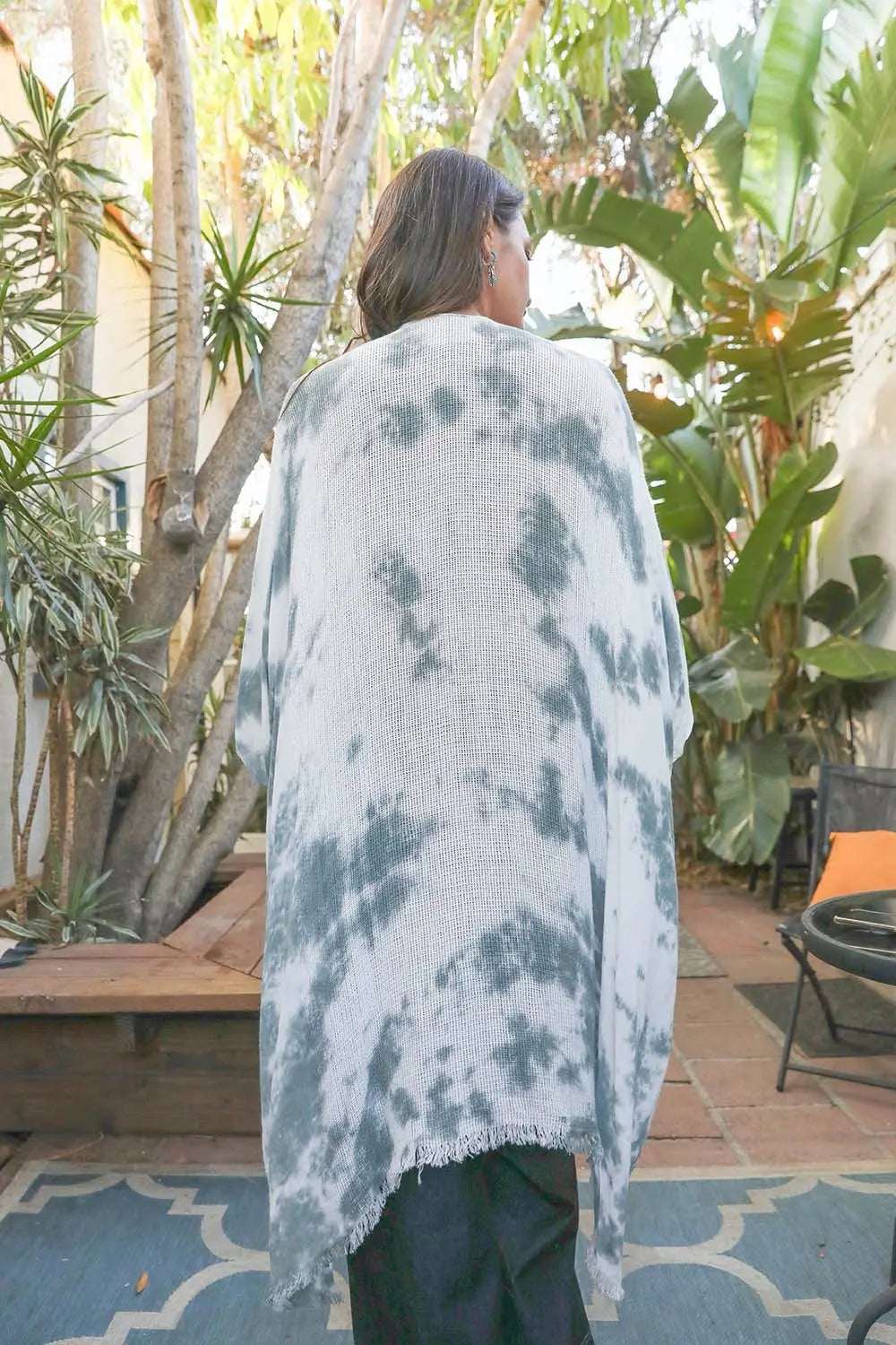 Festive Tie-Dye Kimono - Boho Clothing and Accessories - Flyclothing LLC