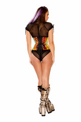 J-Valentine FF279 - Holographic Vinyl Waist Cincher - J. Valentine