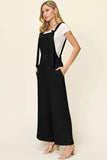 Double Take Full Size Sleeveless Wide Leg Jumpsuit - Trendsi - Flyclothing LLC