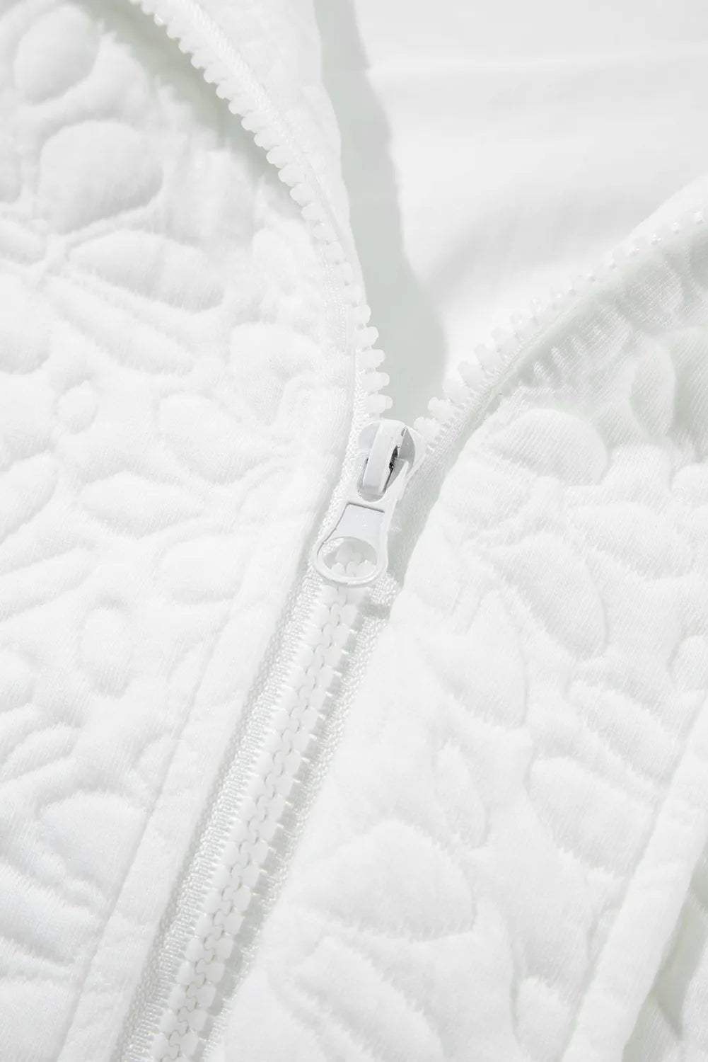 Baseball Collar Floral Quilted Jacket - Trendsi - Flyclothing LLC