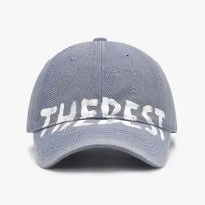 Letter Adjustable Baseball Cap - Trendsi