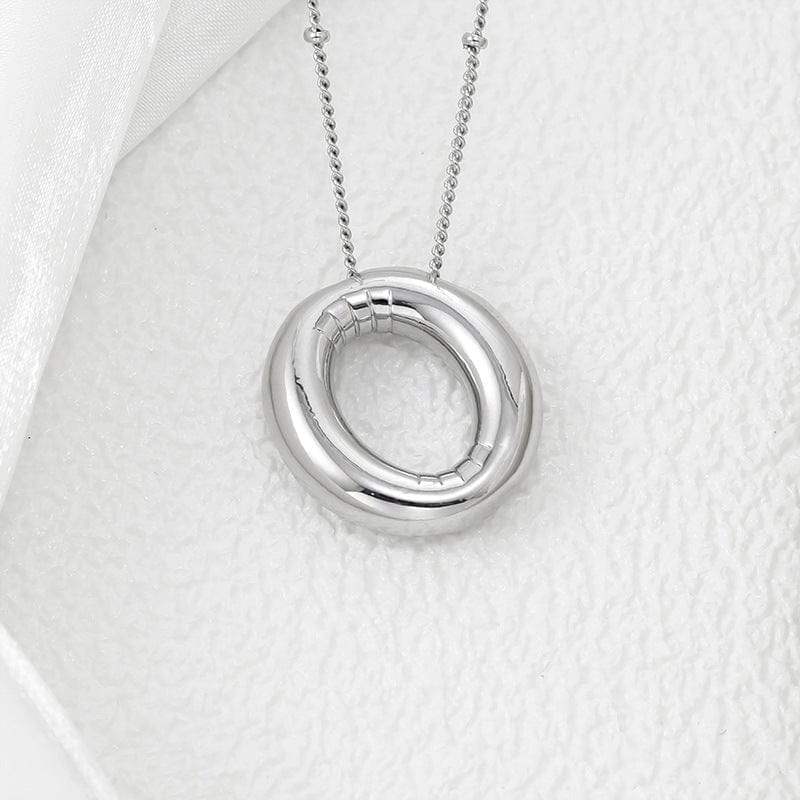 Copper Bubble Letter Pendant Necklace - Trendsi - Flyclothing LLC