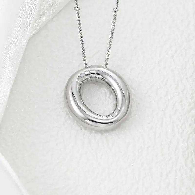 Copper Bubble Letter Pendant Necklace - Trendsi - Flyclothing LLC