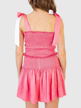 Smocked Tie Shoulder Cami and Shorts Set - Trendsi - Flyclothing LLC