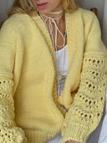 Crochet Open Front Drop Shoulder Cardigan - Trendsi - Flyclothing LLC