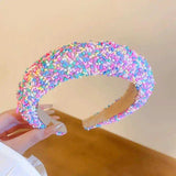 Acrylic Contrast Wide Headband - Trendsi - Flyclothing LLC