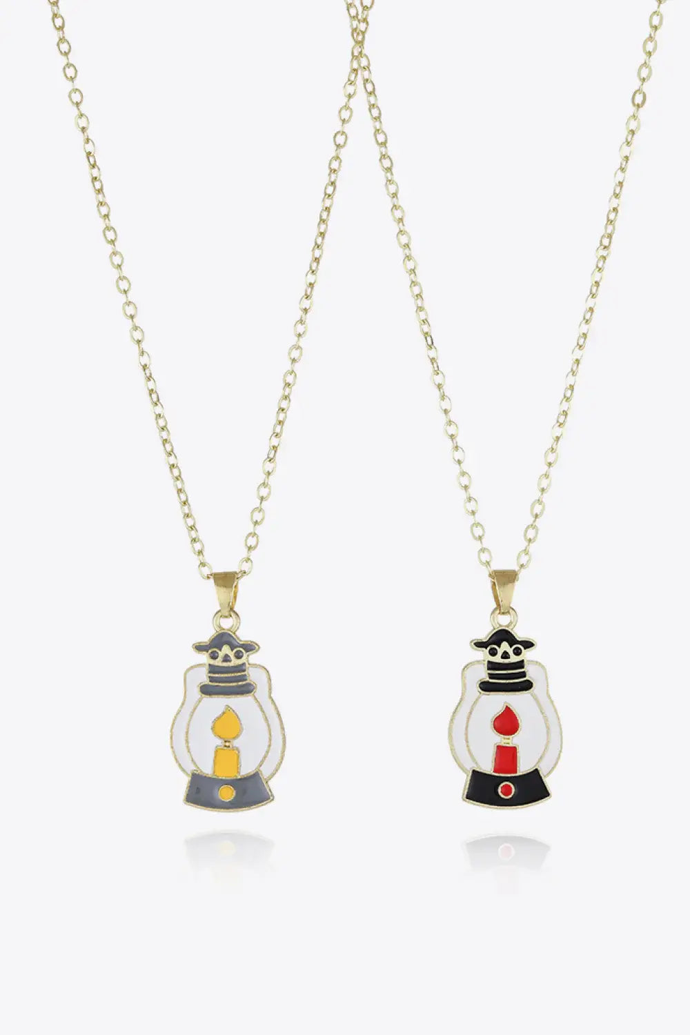 Two-Piece Halloween Theme Necklace Set - Trendsi - Flyclothing LLC