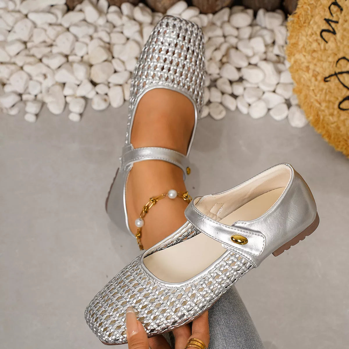 Square Toe Slip-Ons - Trendsi - Flyclothing LLC