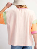 Graphic Round Neck Half Sleeve T-Shirt - Trendsi - Flyclothing LLC