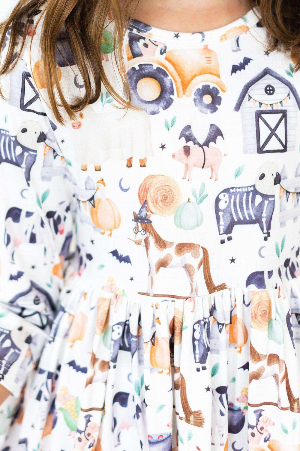 SALE Stay Spooky 3/4 Sleeve Pocket Twirl Dress - Mila & Rose ® - Flyclothing LLC