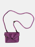 Himawari Solid Color Envelope Shape Crossbody Bag with Removable Strap - Trendsi