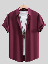 Men's Casual Short-Sleeve Shirt - Trendsi - Flyclothing LLC