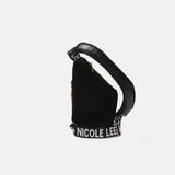 Nicole Lee USA Vegan Leather Leopard & Lip Pattern Crossbody Bag - Trendsi - Flyclothing LLC