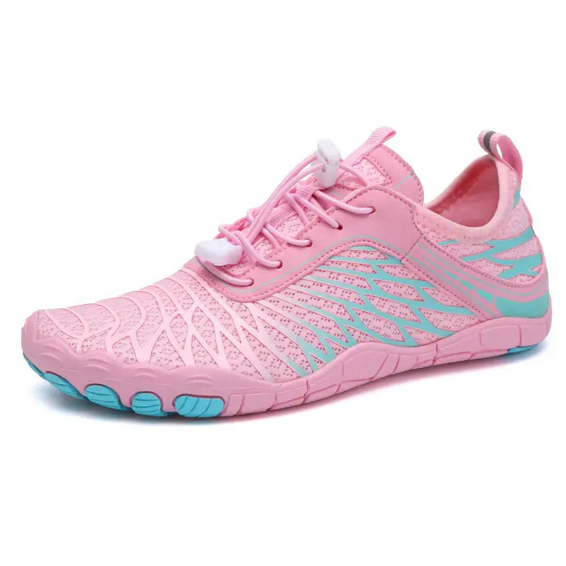 Elastic Lock Laces Mesh Breathable Hike Footwear - Trendsi - Flyclothing LLC