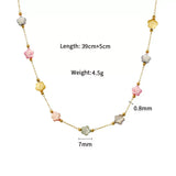 18K Gold-Plated Star Charm Necklace - Trendsi - Flyclothing LLC