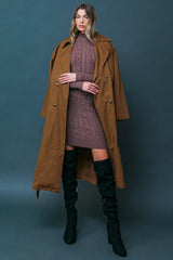KEEPER OF MY HEART TWILL TRENCH COAT - Flying Tomato - Flyclothing LLC