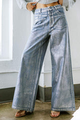 PEACE AND JOY DENIM PANTS - Flying Tomato - Flyclothing LLC