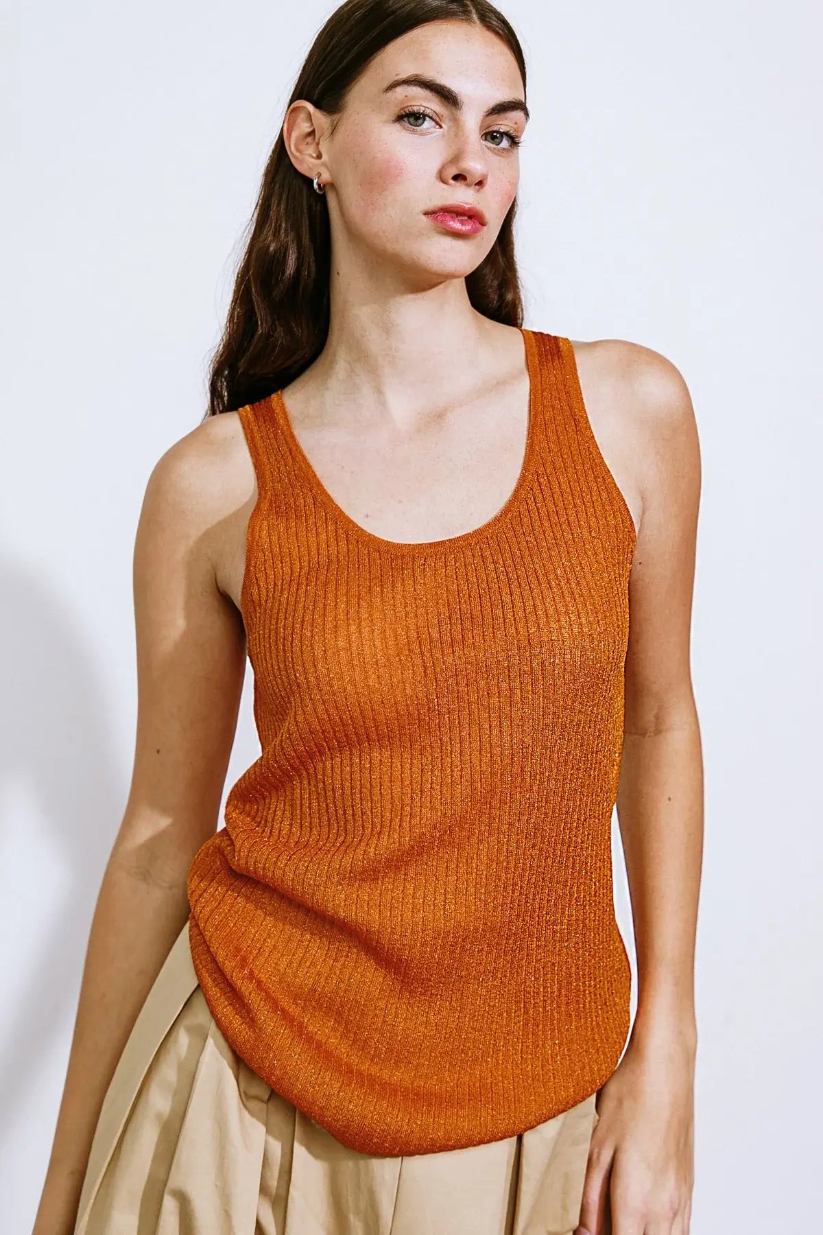 BLISSFUL LOVE WOVEN TANK TOP - Flying Tomato - Flyclothing LLC