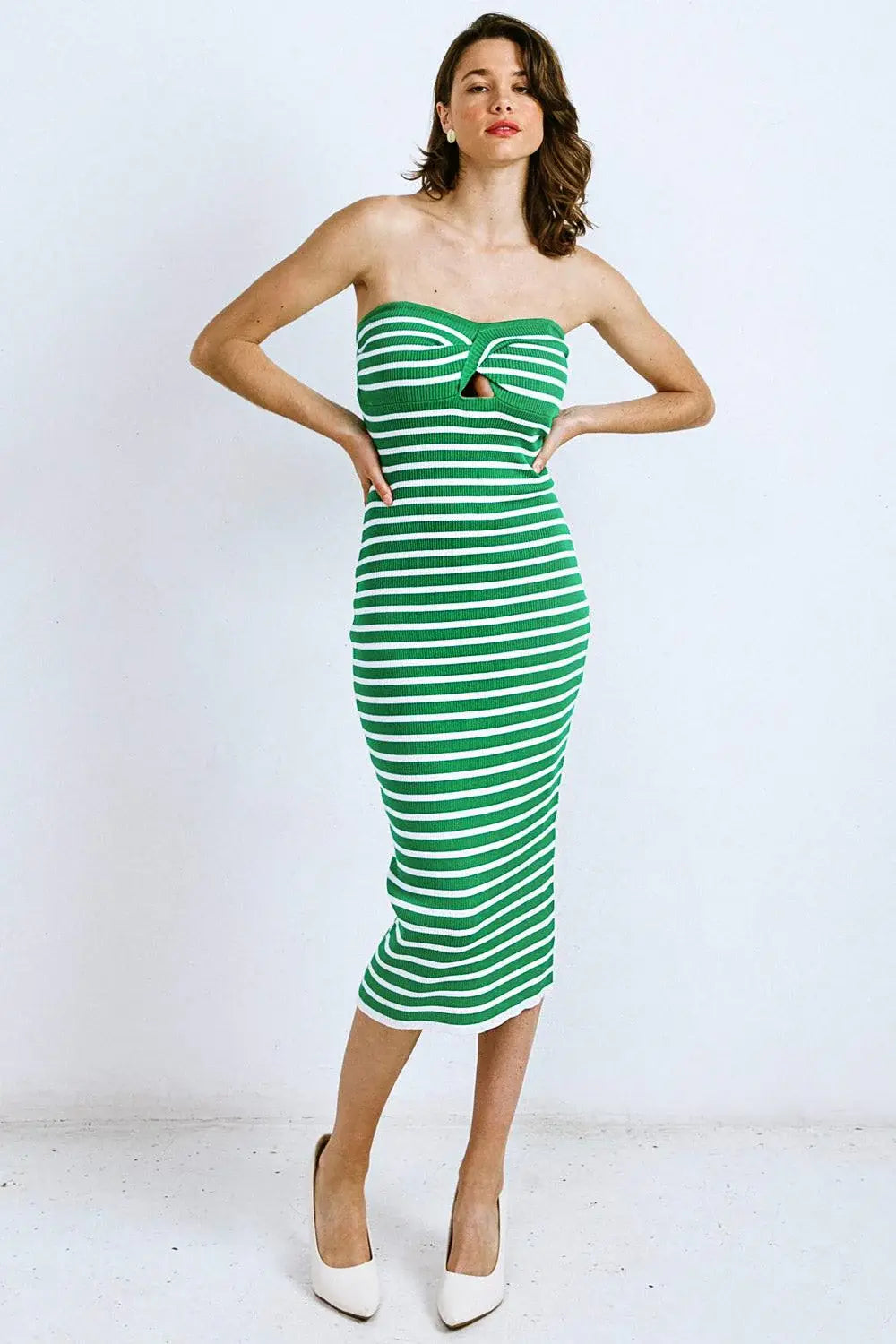 SHORELINE SEASHELL MIDI DRESS - Flying Tomato - Flyclothing LLC
