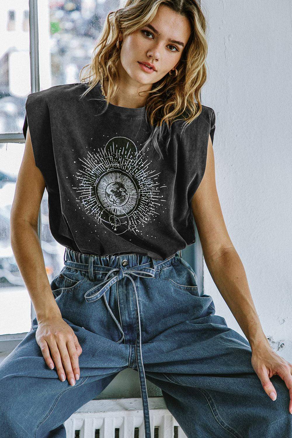 MY OWN PLANS WASHED KNIT TOP - Flying Tomato - Flyclothing LLC