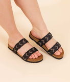 Fia Sandal in Black - Naughty Monkey - Flyclothing LLC