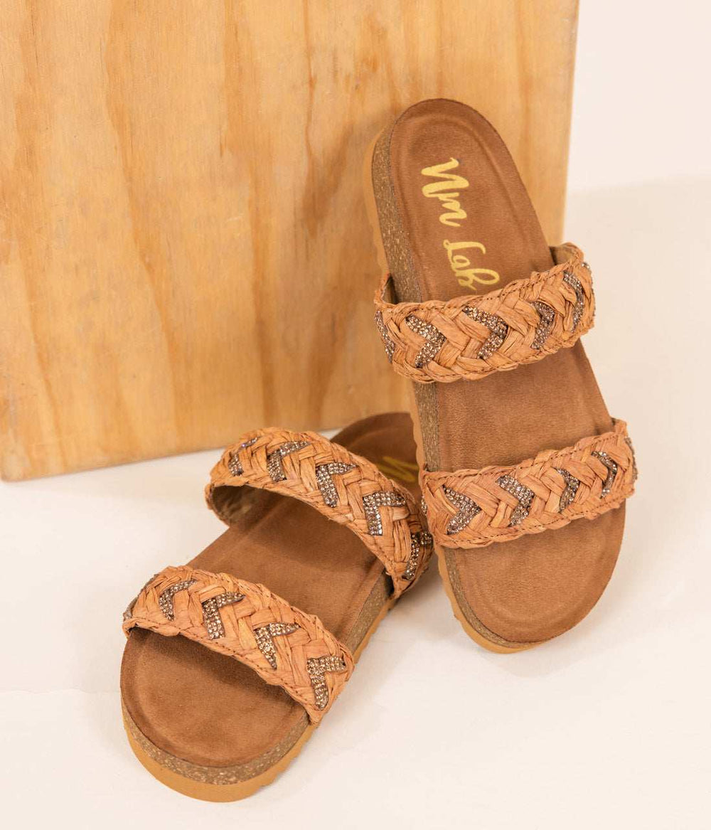 Fia Sandal in Tan - Naughty Monkey - Flyclothing LLC