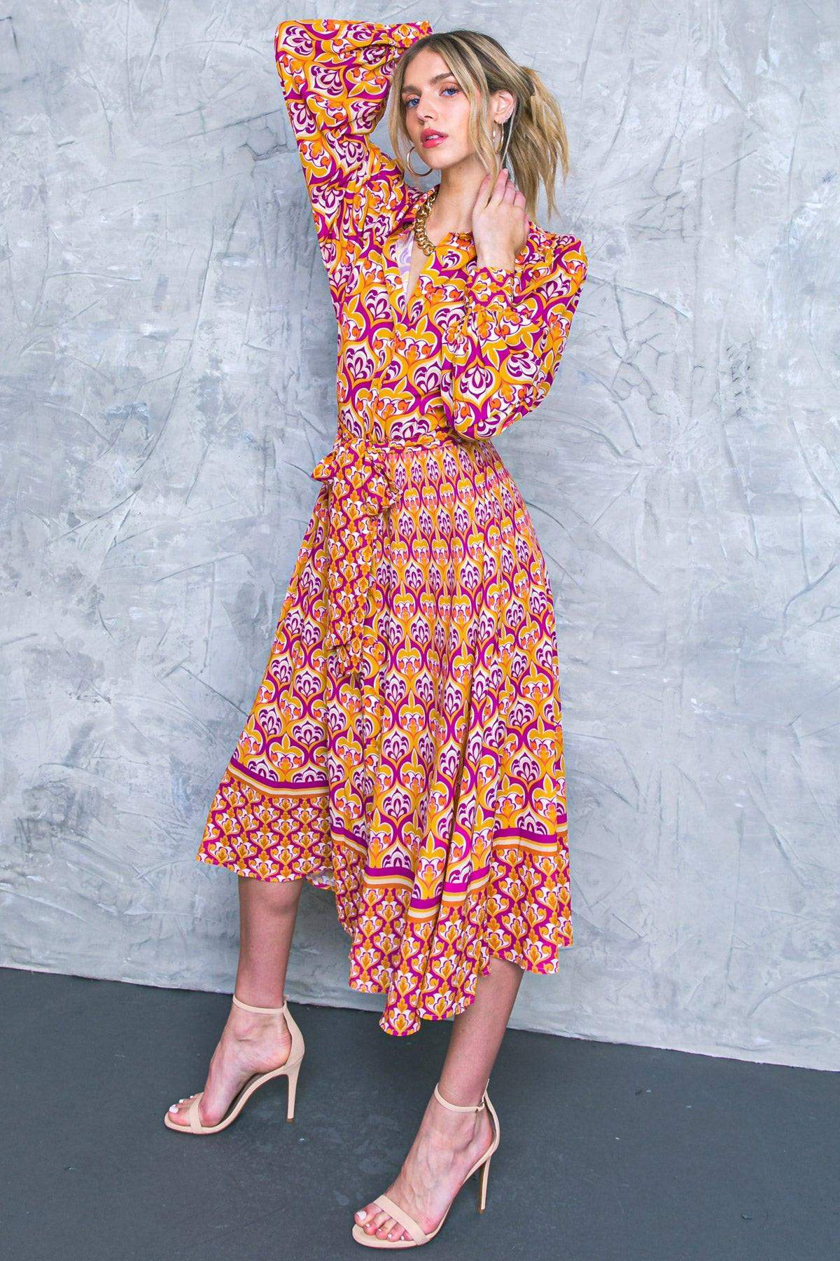 LIFETIME CELEBRATIONS WOVEN SHIRT DRESS - Flying Tomato - Flyclothing LLC