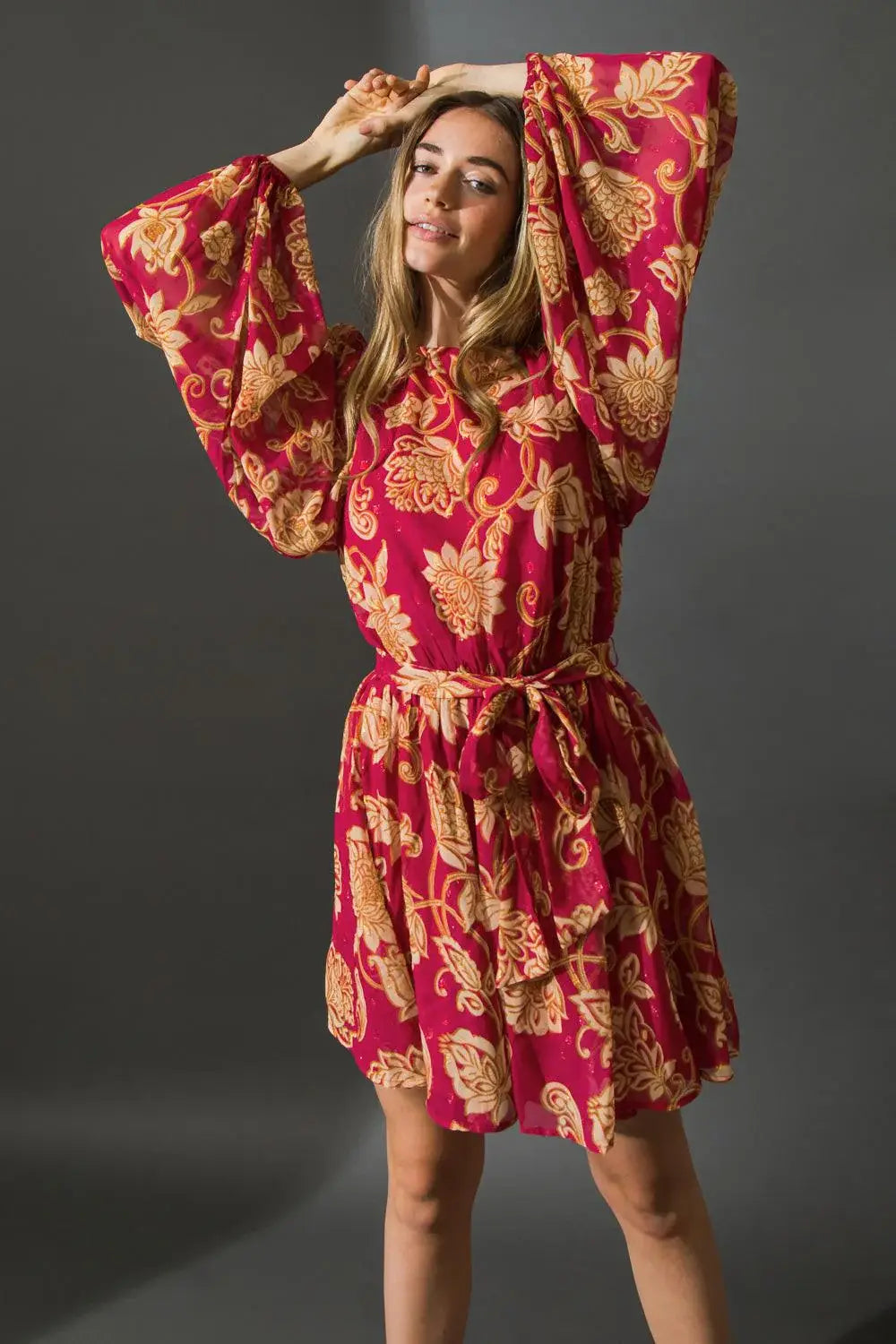 ONE THAT GOT AWAY WOVEN MINI DRESS - Flying Tomato - Flyclothing LLC
