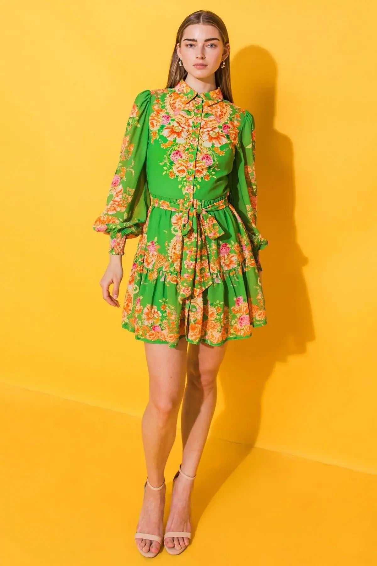 FURTHERST THING WOVEN MINI DRESS - Flying Tomato - Flyclothing LLC