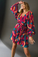 BOSTON GET AWAY WOVEN MINI DRESS - Flying Tomato - Flyclothing LLC