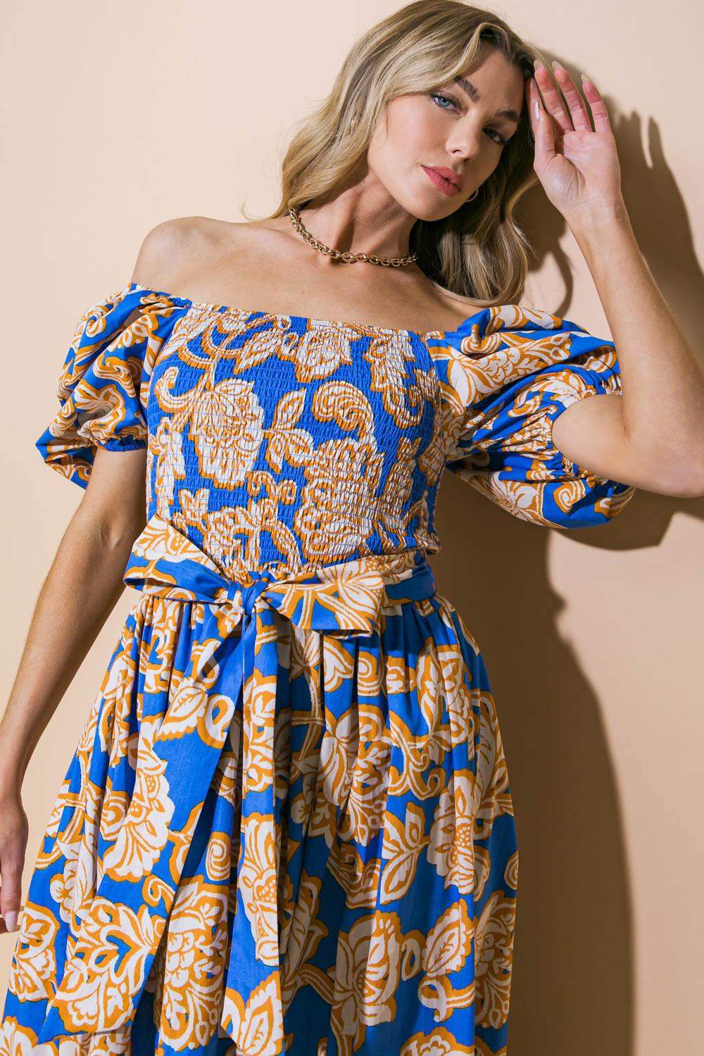 RUN TOWARDS LOVE POPLIN ANKLE DRESS - Flying Tomato - Flyclothing LLC