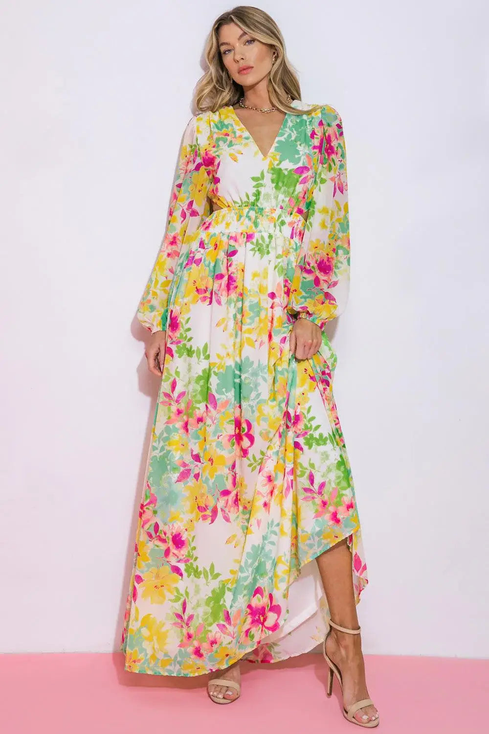 I AIN'T WORRIED WOVEN MAXI DRESS - Flying Tomato - Flyclothing LLC