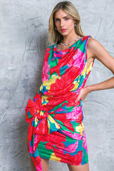 BLOOM SEASON WOVEN MINI DRESS - Flying Tomato - Flyclothing LLC