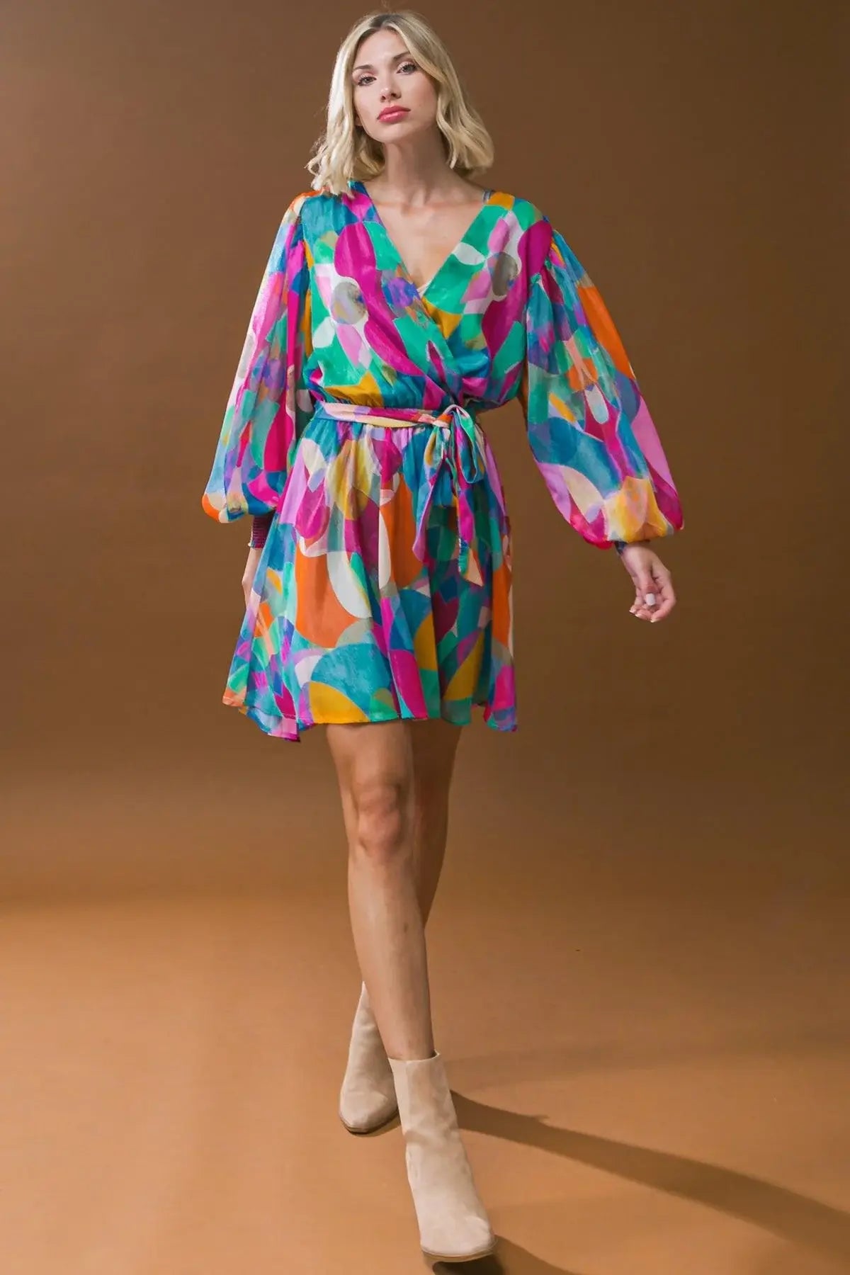 LOVE ME TONIGHT WOVEN MIDI DRESS - Flying Tomato - Flyclothing LLC