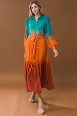 SHOW STOPPER WOVEN MIDI DRESS - Flying Tomato - Flyclothing LLC
