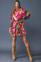 KEEP ON MOVING WOVEN MINI DRESS - Flying Tomato - Flyclothing LLC