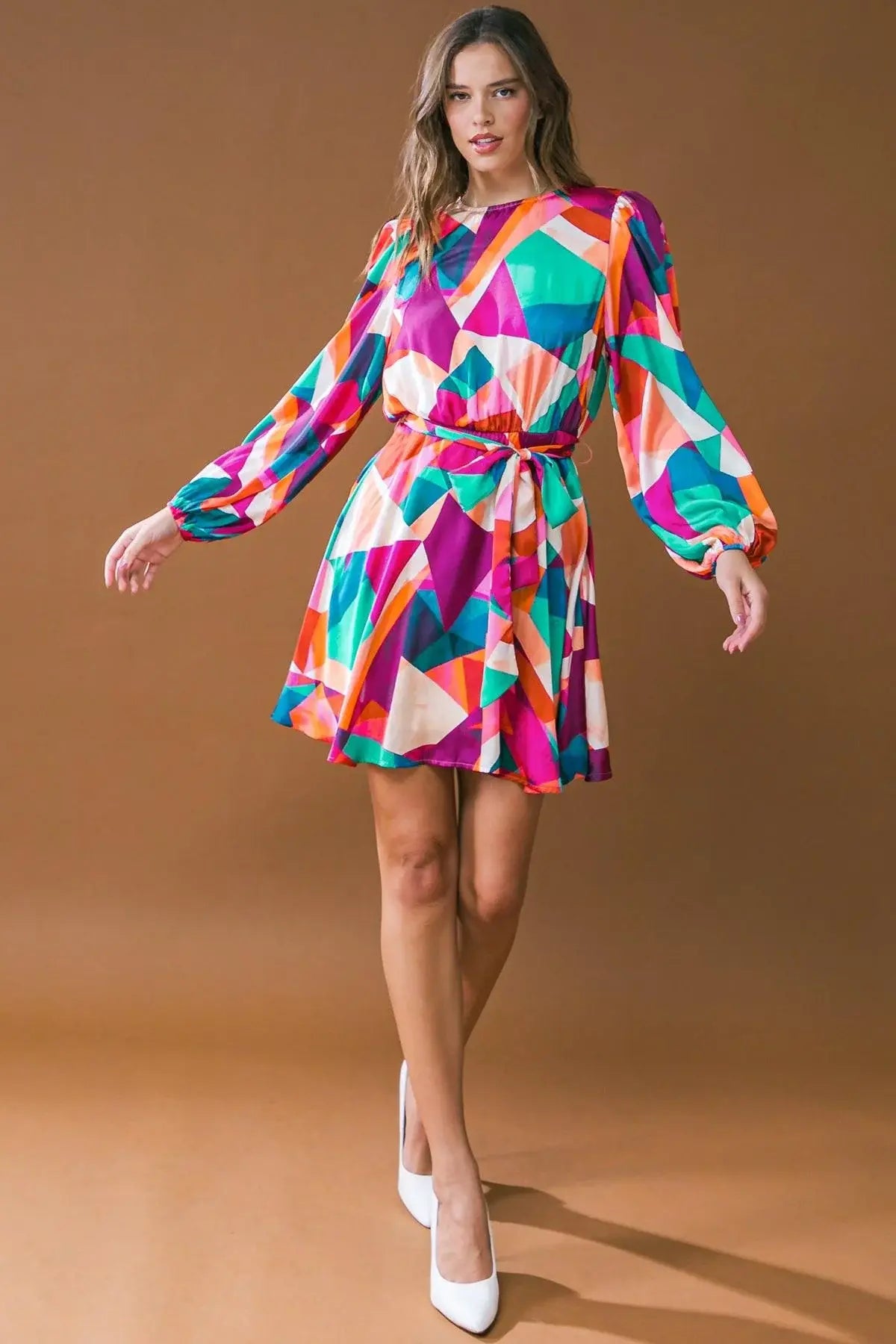 EXCITED FOR THIS WOVEN MINI DRESS - Flying Tomato - Flyclothing LLC
