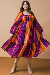 EVERYTHING YOU NEEDED WOVEN MIDI DRESS - Flying Tomato - Flyclothing LLC